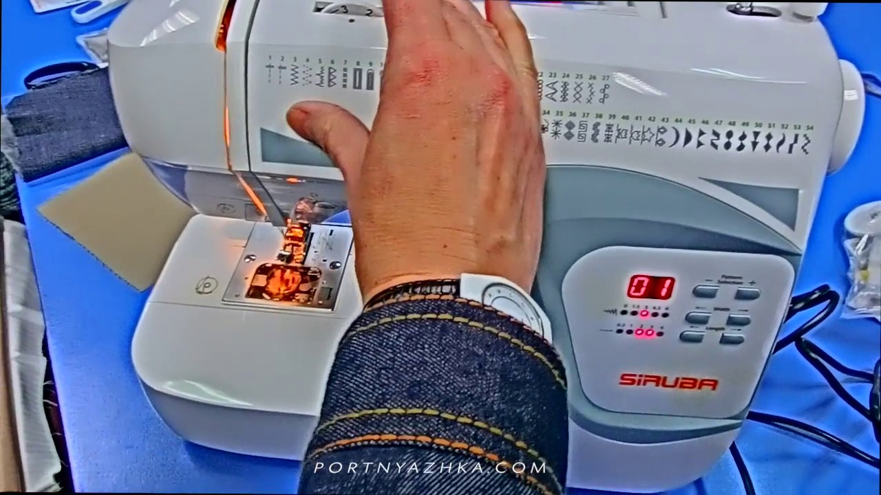 Полный обзор швейной машины SIRUBA HSP - 6854