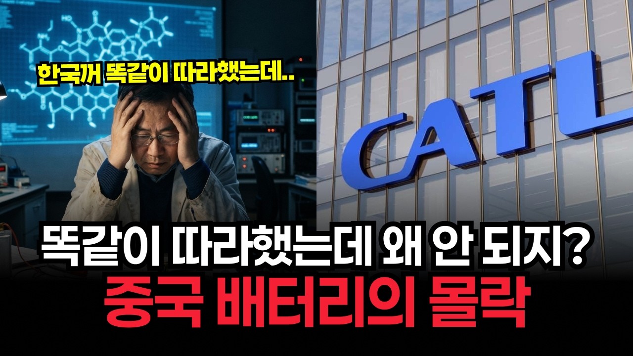 한국 하이니켈 배터리 똑같이 따라하려던 CATL의 대실패.. K-배터리 단결정 기술 앞에 중국이 무너진 소름돋는 이유