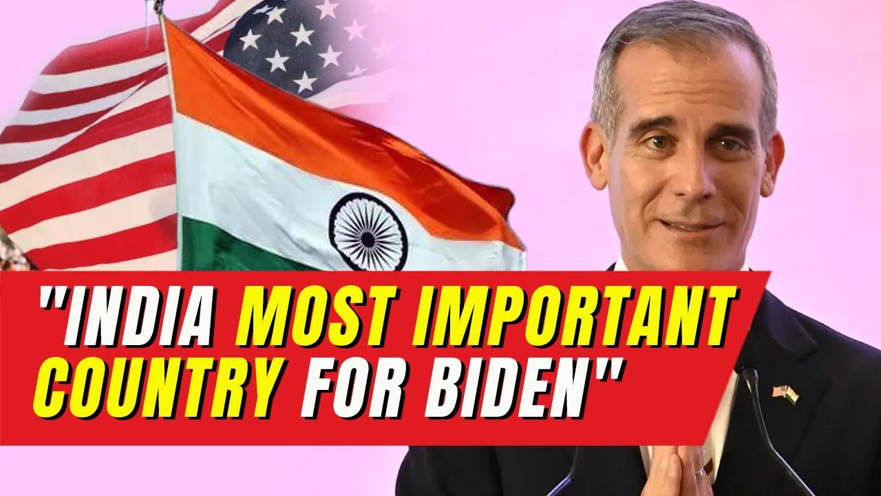 US Envoy Eric Garcetti says, &ldquo;India is the centre of universe&hellip;&rdquo;