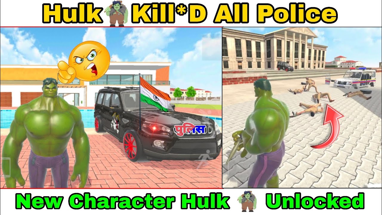 New Character Hulk 🧌 Add | Secret Character in Indian Theft Auto Simulator