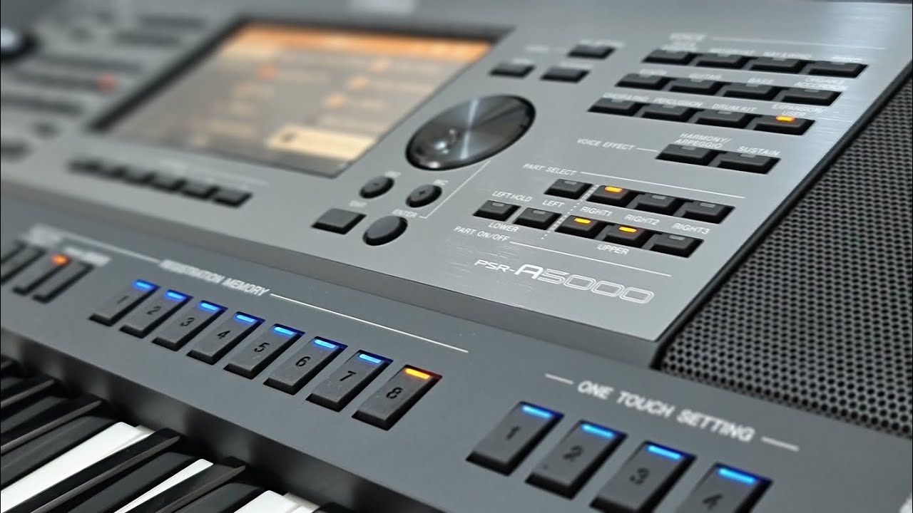 شرح جهاز ياماها 5000...YAMAHA PSR-A5000