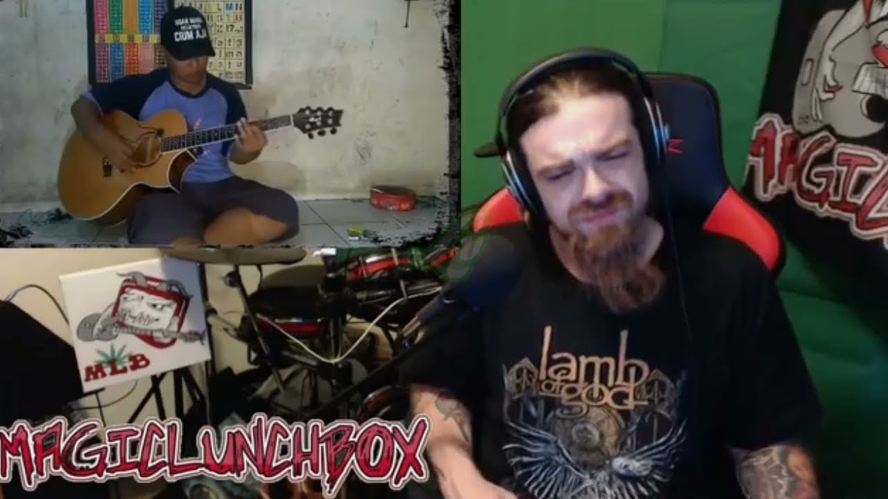 teknik yang unik Alip_ba_ta cover Eric Clapton - Wonderful Tonight. Reaction SUB INDO @lagihedan9144