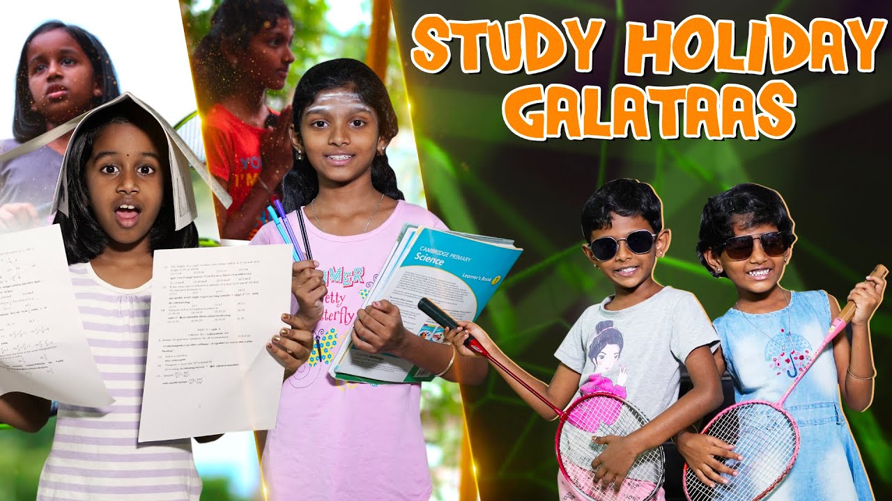 Study Holiday Galataas 📚 I Fun Holiday Routine 😂 I Ini's Galataas