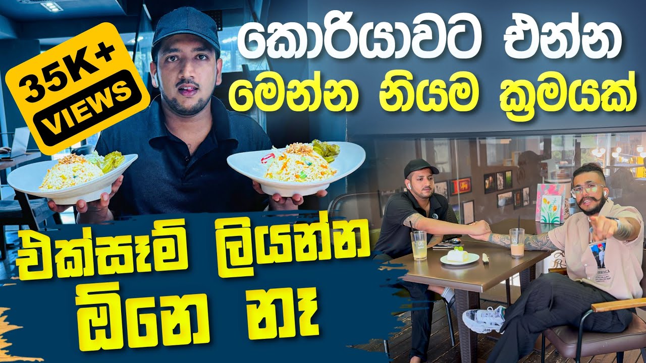 කොරියාවට එන්න මෙන්න නියම ක්‍රමයක් ( එක්සෑම් ලියන්න ඕනෙ නෑ ) ❤️⁉️🇰🇷