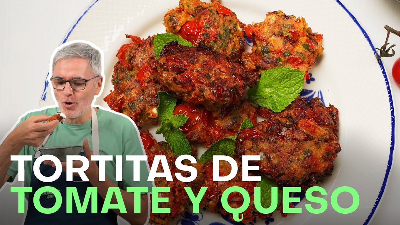 Tortitas de tomate fresco: el invento griego crujiente y jugoso a la vez | EL COMIDISTA