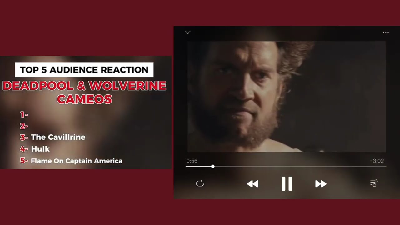 Top 5 Audience reaction