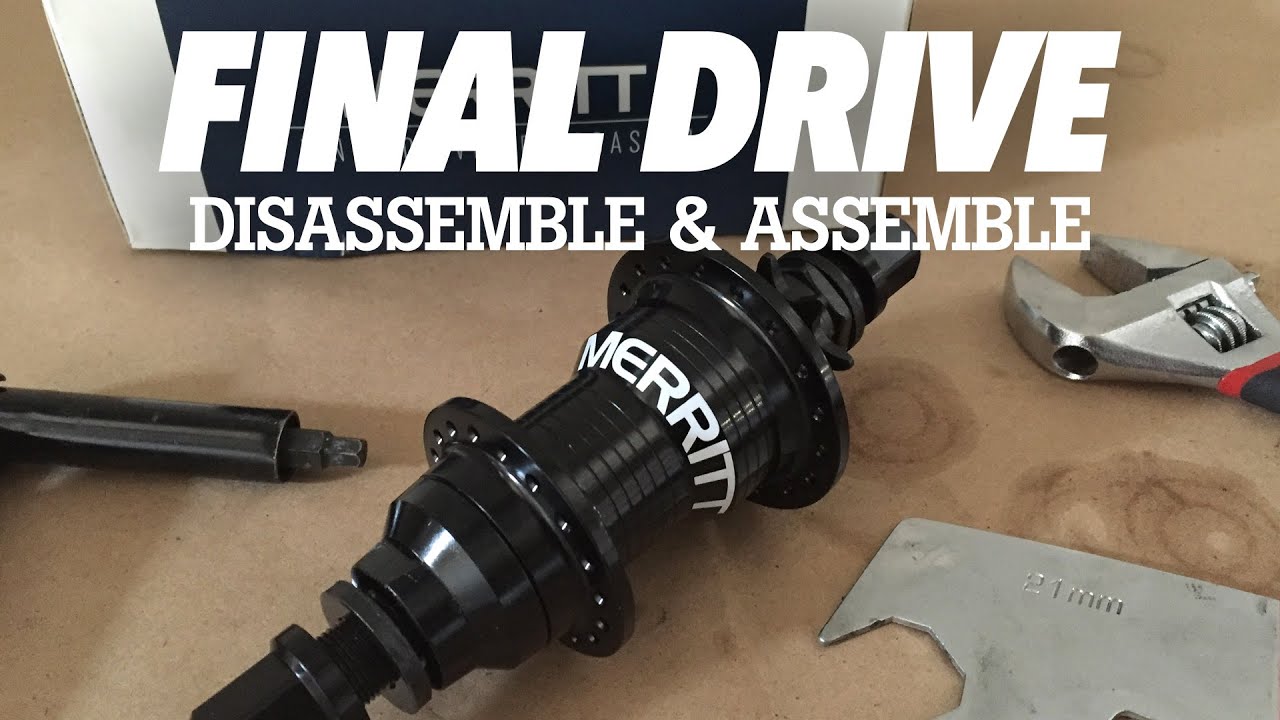 MERRITT BMX: HOW TO DISASSEMBLE, ASSEMBLE, FIX YOUR FINAL DRIVE FREECOASTER