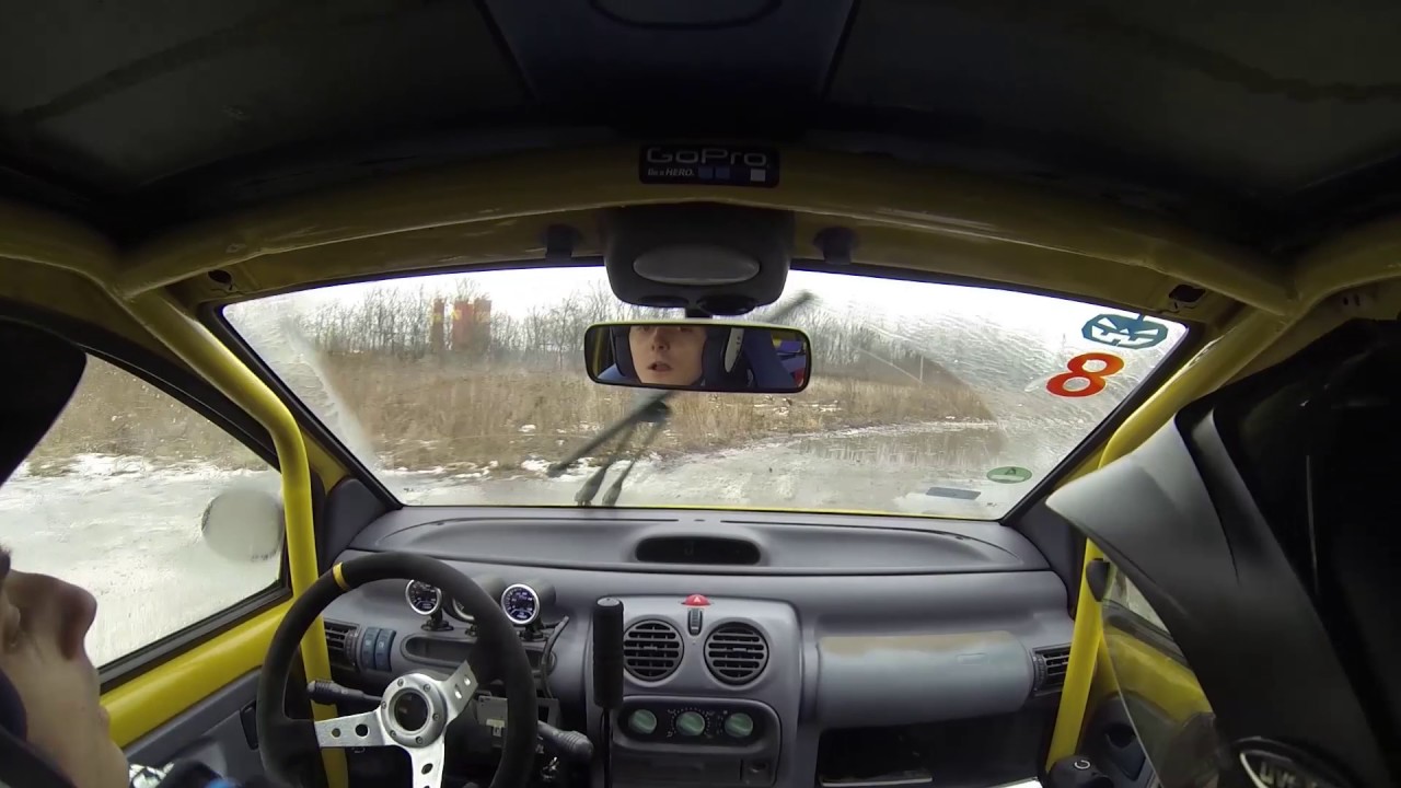 Rally Winter 2017 SL6 Mysiadło M.Gajocha/M.Chmielowiec Renault Twingo