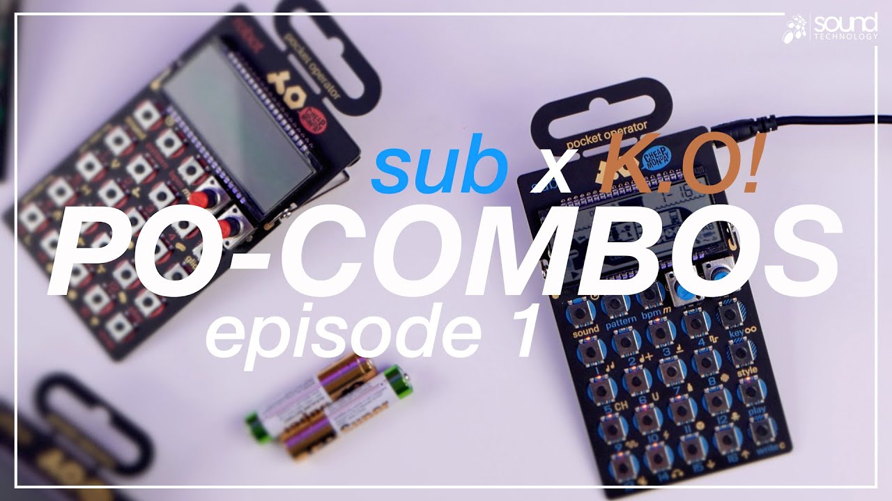 PO-14 sub x PO-33 K.O! | PO-COMBOS Episode 1 | Teenage Engineering Pocket Operator Combinations