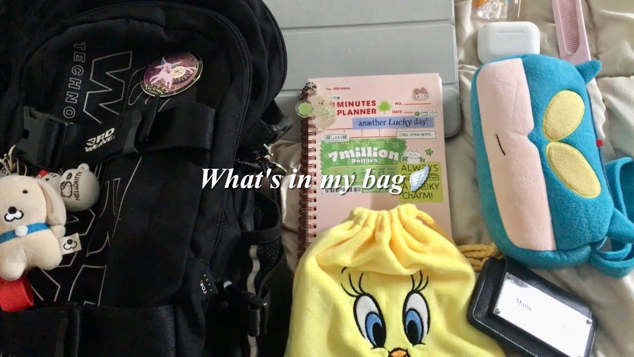 What's in my bag | 예비 고3의 왓츠인마이백🪽