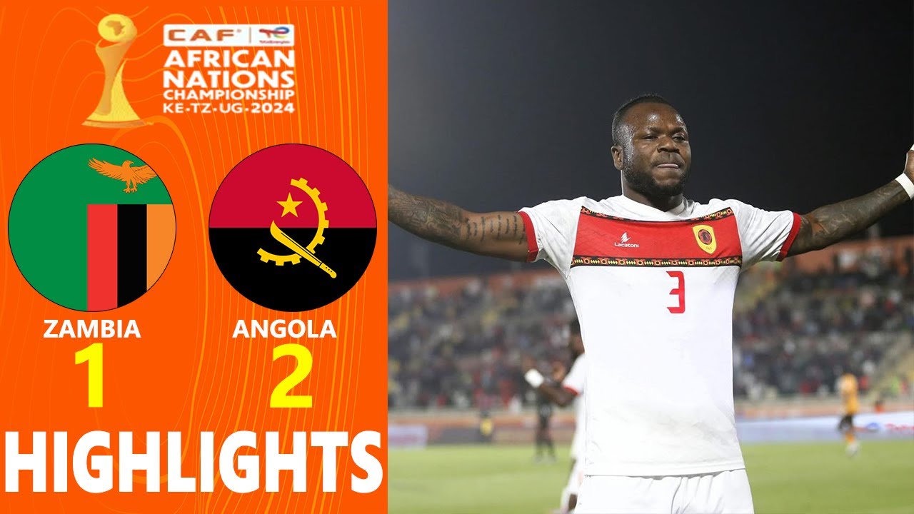 Zambia vs Angola Highlights 🔥 CAF African Nations Championship 2025 Group A