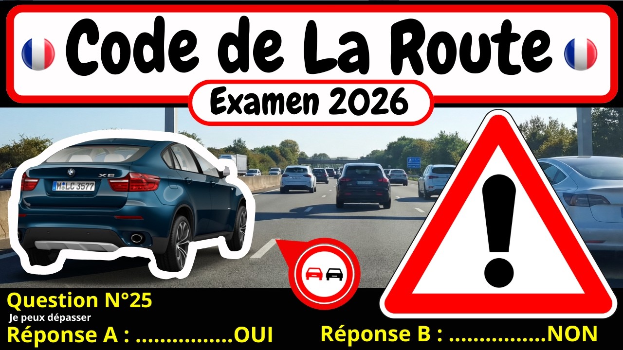 ✅ TEST GRATUIT DU CODE DE LA ROUTE 2026 🚗 #193