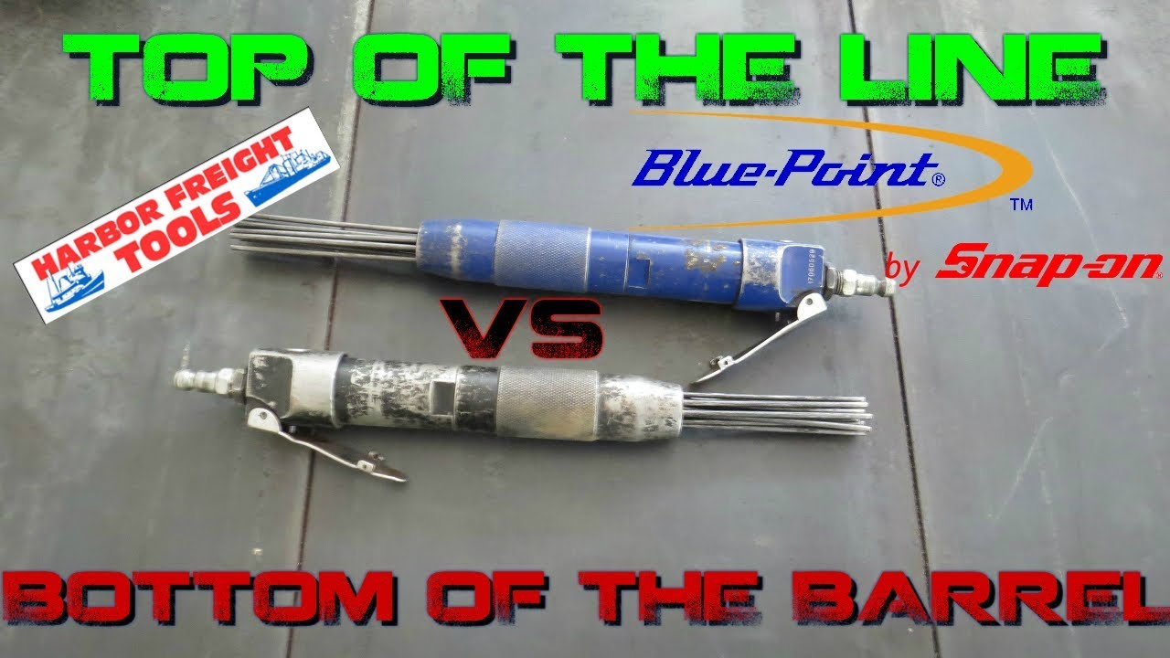 Harbor Freight VS. SNAP ON| Needle Gun Review & Teardown| SUPRISE