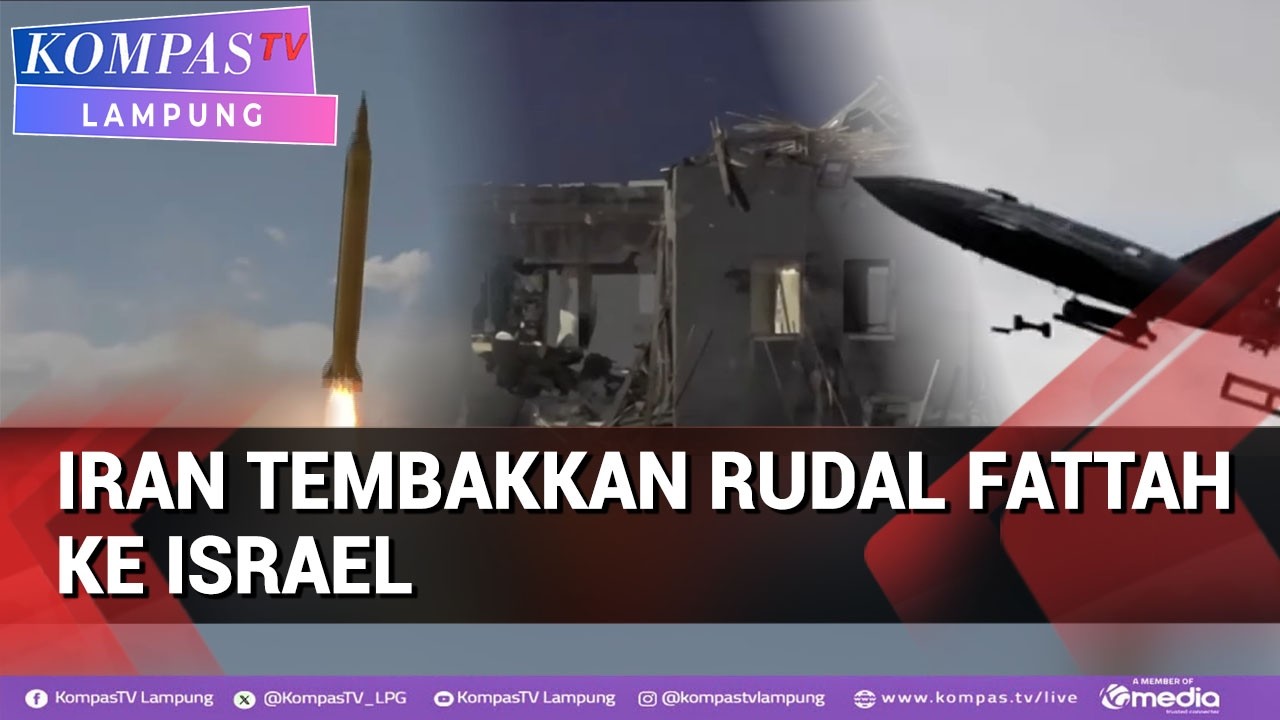 Menolak Menyerah, Iran Tembakkan Rudal Fattah ke Israel   Sasar Fasilitas Militer AS