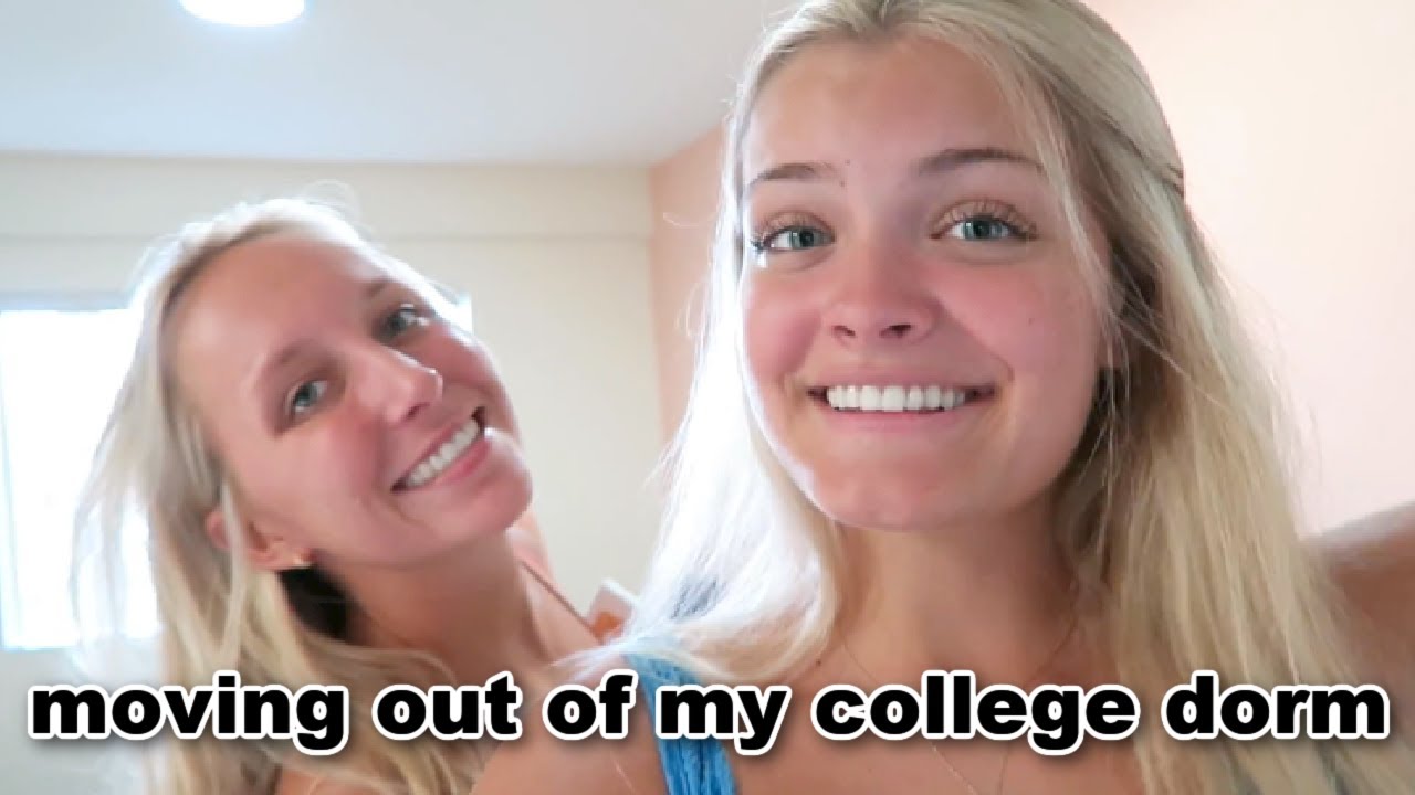 College Dorm Move Out Vlog