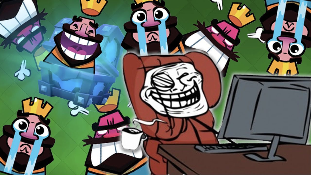 ¡¡NUNCA ME HABÍA ENFADADO TANTO CON EL COFRE  TROLL!! | Clash Royale con TheAlvaro845 | Español