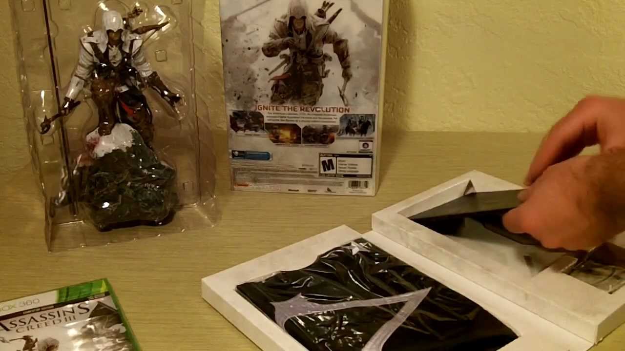 Assassin's Creed III Limited Edition Unboxing and AC3 Steelbook Giveaway (Giveaway is Over)