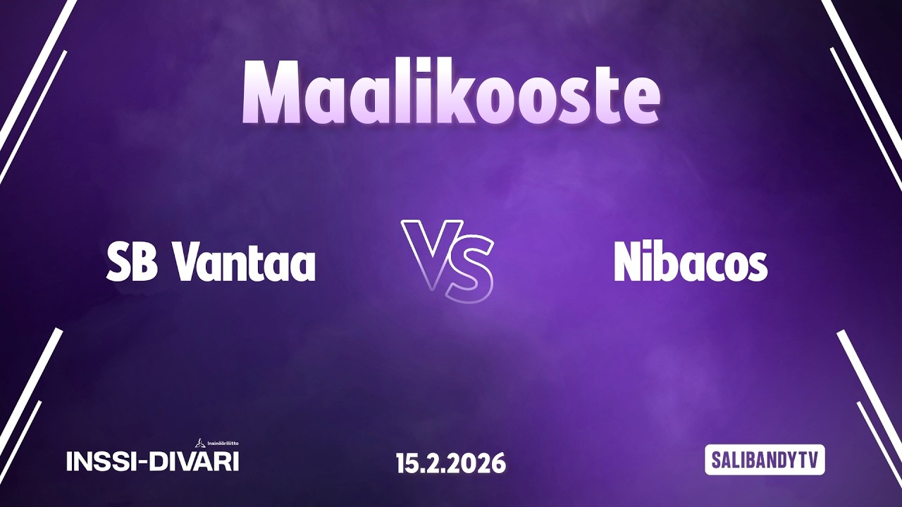 Maalikooste: SB Vantaa - Nibacos (Inssi-Divari M)