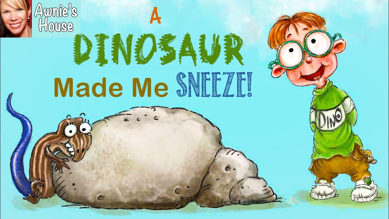 🦖 Kids Book Read Aloud: A DINOSAUR MADE ME SNEEZE by Carla Mae Jensen and Natasha Kostovska