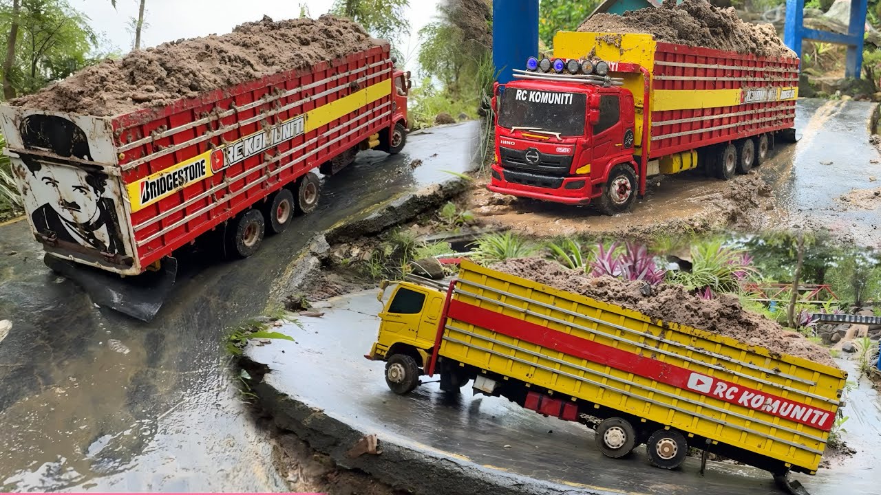 SELERA BERAT‼️truk hino 500 SULAWESI TRIBAL dan tronton naik PEGUNUNGAN 