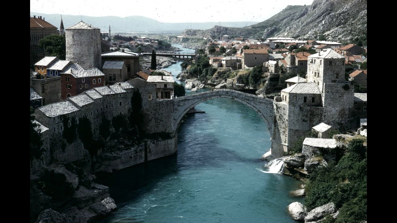 Le pont de Mostar Bosnie 1962, …1993…