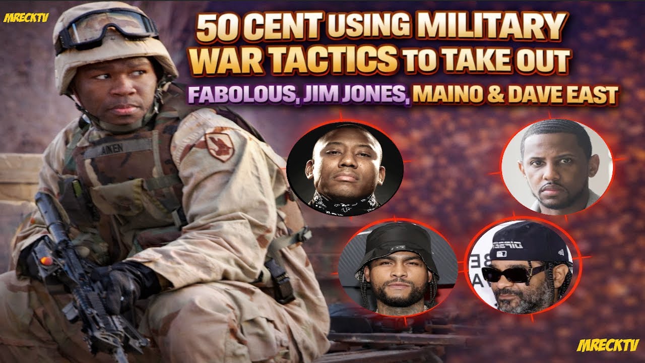 50 Cent Using Military War Tactics On Fabolous,Jim Jones,Maino & Dave East|M.Reck Live