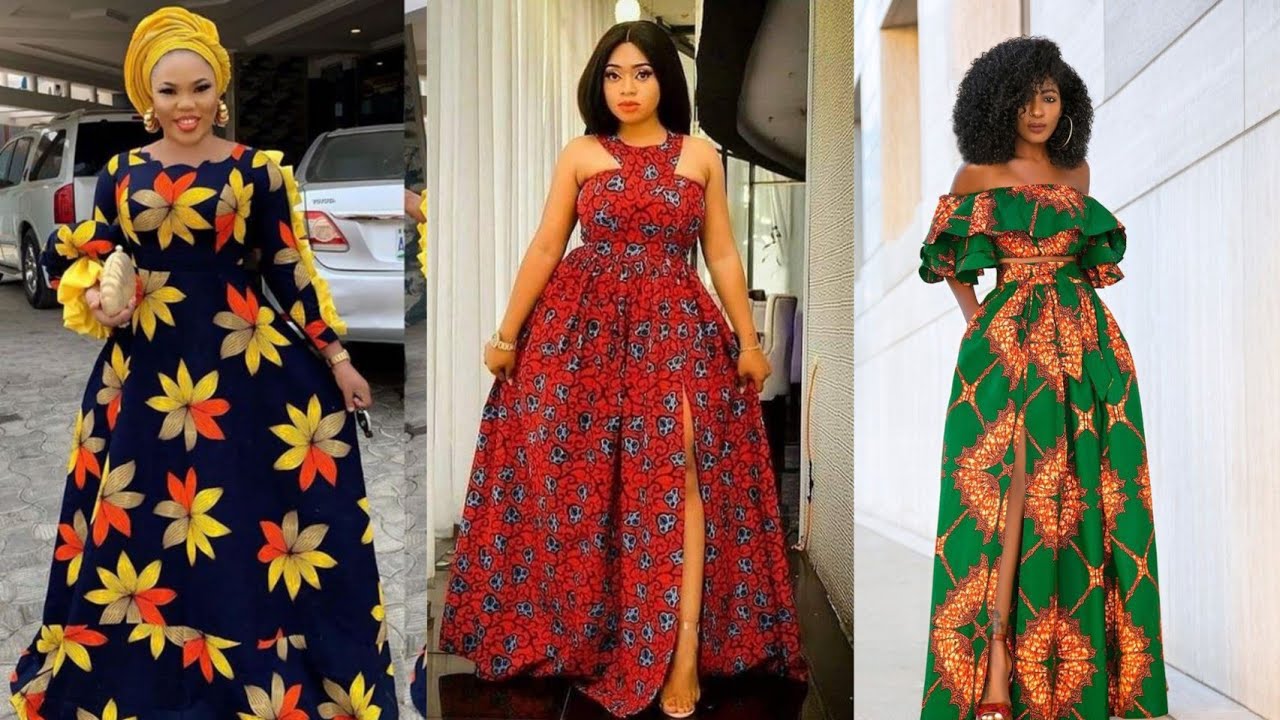 #AnkaraLatest African Fashion:#Trending #Maxi Dresses for classy Ladies |#Maxi Kitenge styles.