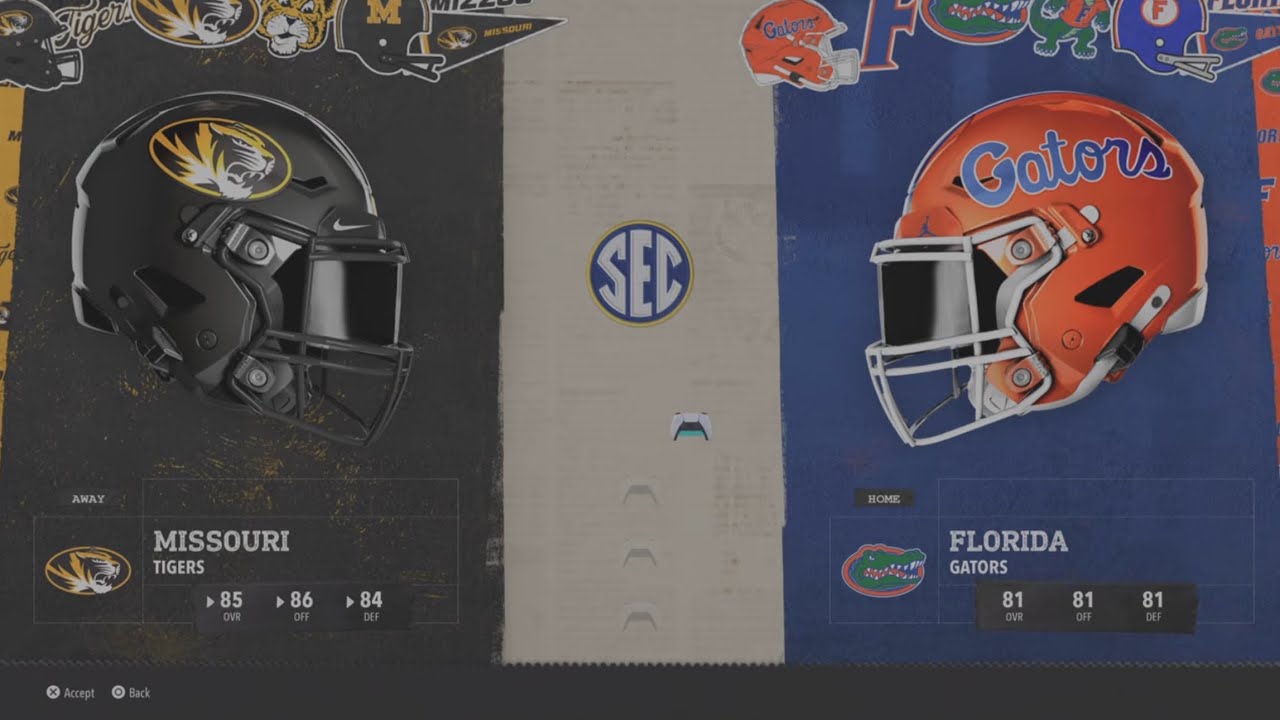 Missouri vs Florida WK13 2030 AI vs AI
