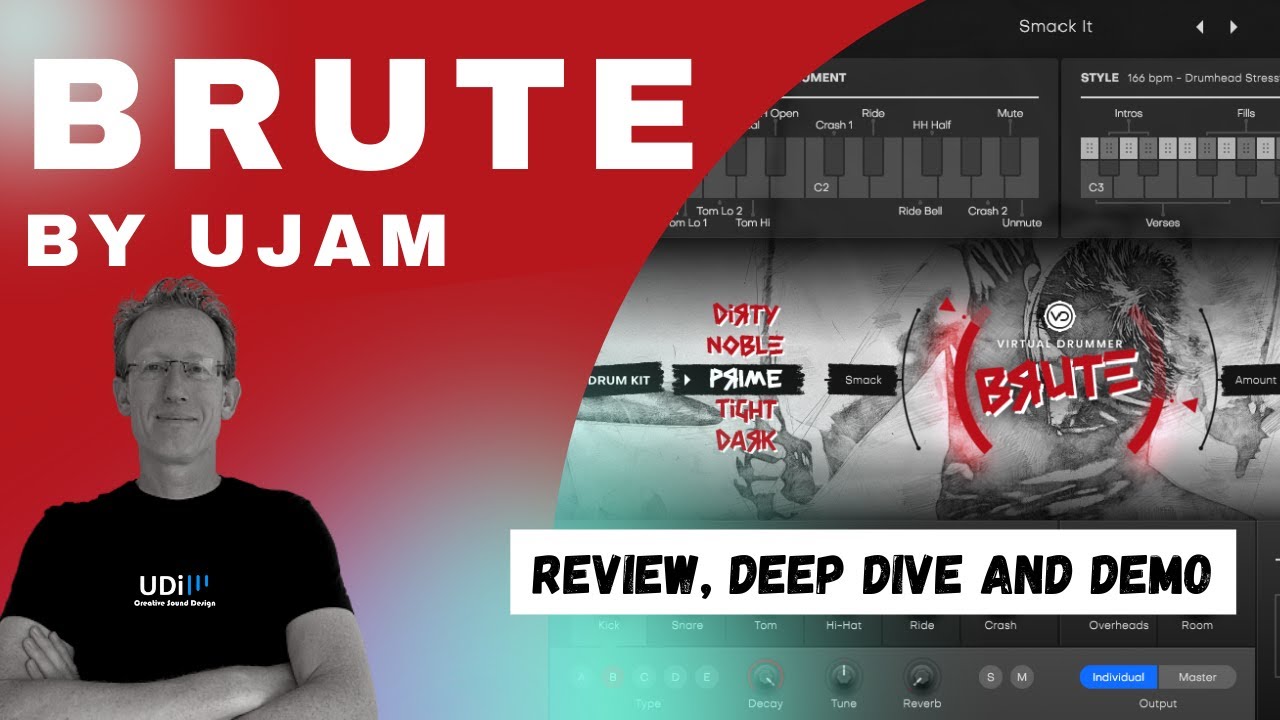 UJAM Virtual Drummer BRUTE - Get that 90s drums sound