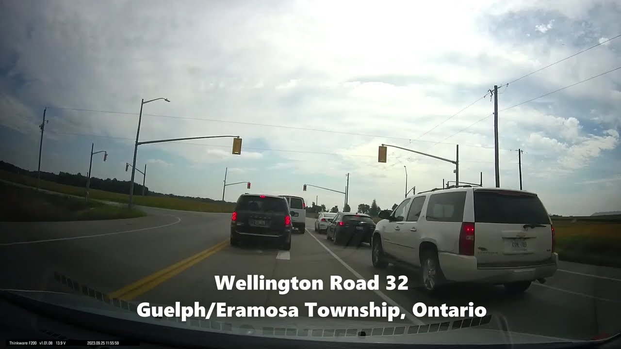 Kitchener, Ontario to Guelph Drive Via Highway 7 (Sept. 25/23)