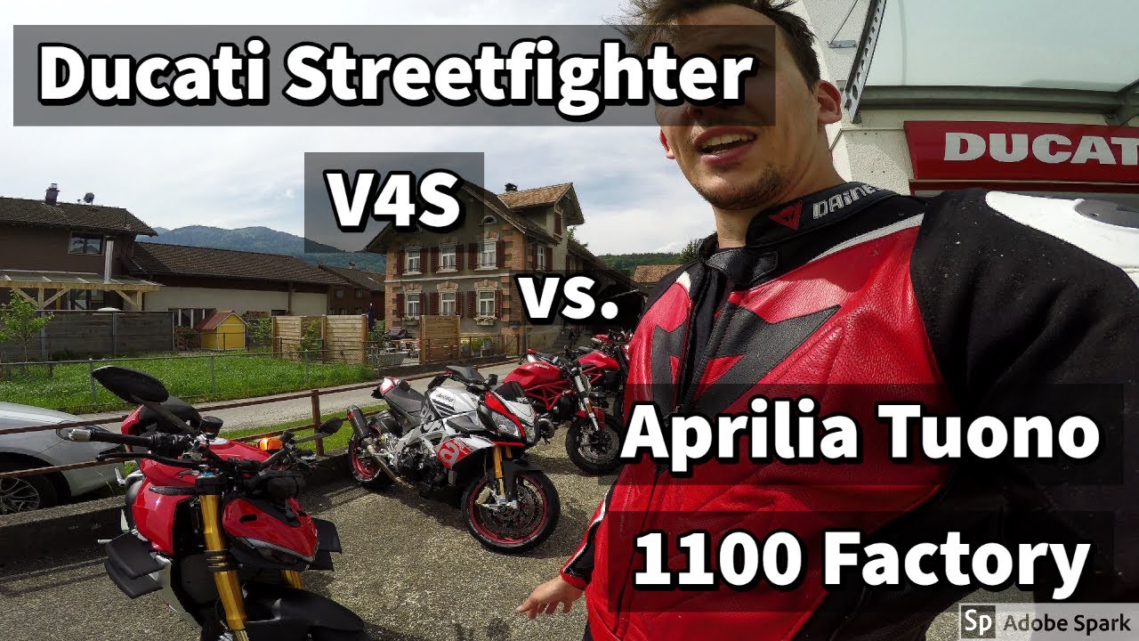 Ducati Streetfighter V4S vs. Aprilia Tuono 1100 Factory - THE comparison