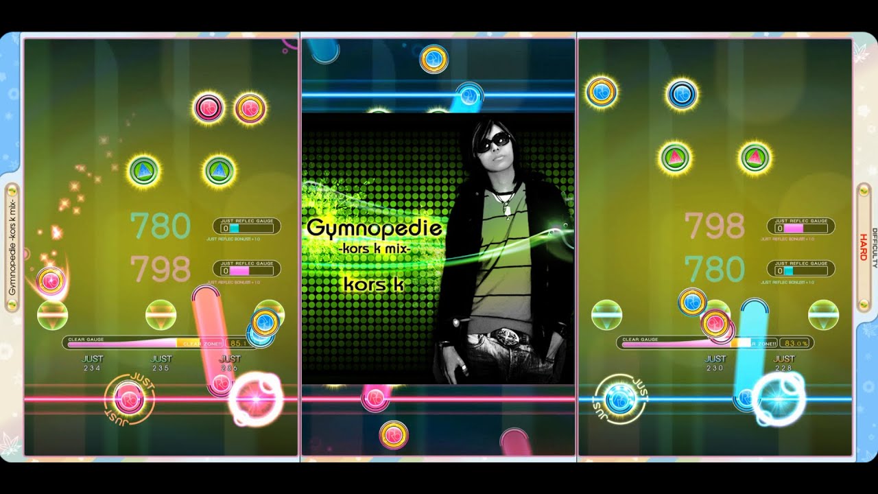 【REFLEC BEAT plus】 Gymnopedie-kors k mix- (Hard 8) Full Combo + Double