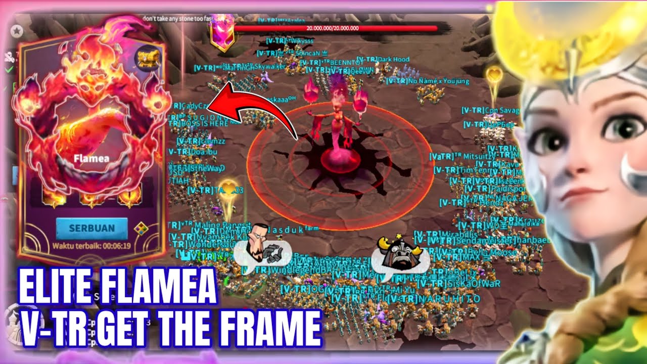 V-TR ELITE RAID FLAMEA ‼️ we got new behemoth frame - Call of dragons 