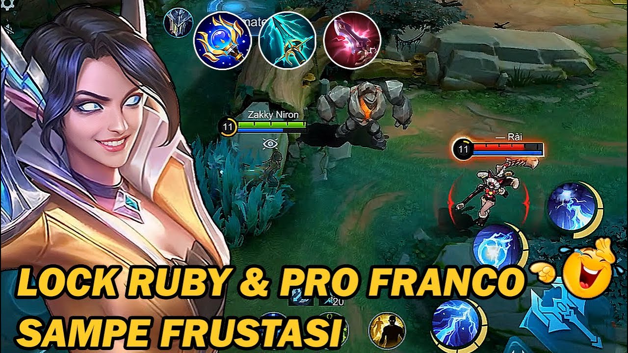 EUDORA MODE SEMAK!! LOCK RUBY & GLOBAL FRANCO SI PALING JAGO SAMPE KESAL‼️- MLBB