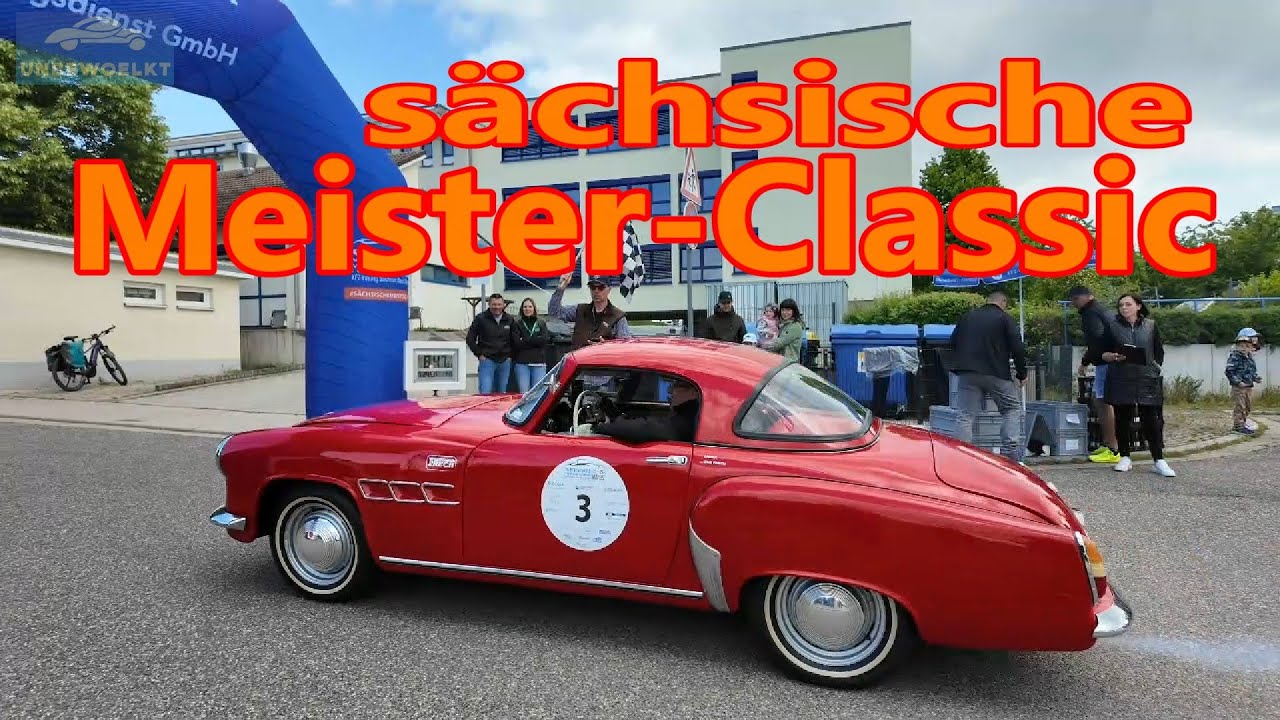 sächsische Meister Classic 2025, Rallye mit schönen Oldtimern