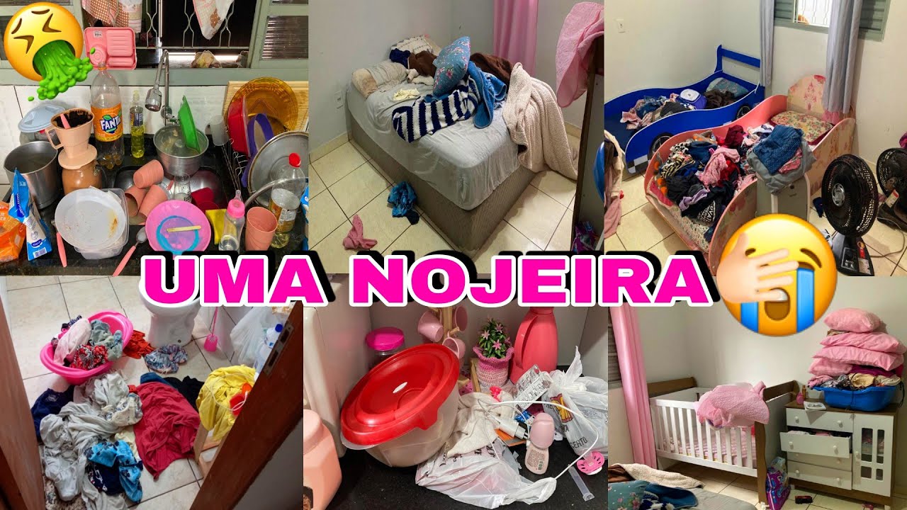 CANSEI!!!4 DIAS SEM LIMPAR A CASA| ESTAVA UM NOJO🤮 FAXINA COMPLETA E PESADA🥵#motivation #depression