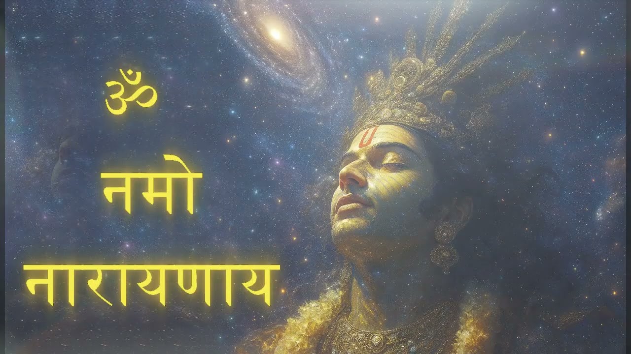 ॐ नमो नारायणाय ध्यान मंत्र | Om Namo Narayanaya Meditation 1 Hour Loop for Peace & Divinity