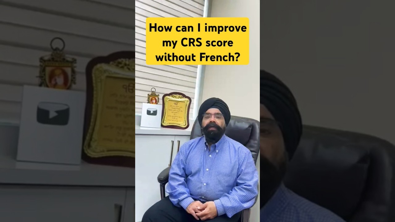 How can I improve my CRS score without French?