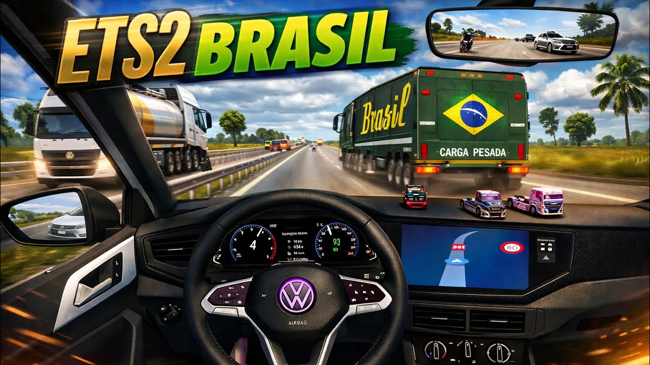 DIRIGINDO NO BRASIL NO ETS2 😍 mod Brasil Atualizado