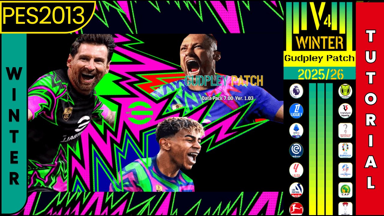 PES 2013 - Патч Гудпли на сезон 2026 | Зимние трансферы (ПК) | УЧЕБНОЕ ПОСОБИЕ