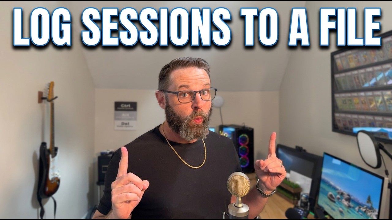 Log a session to a file &mdash; timestamped and redacted as it writes