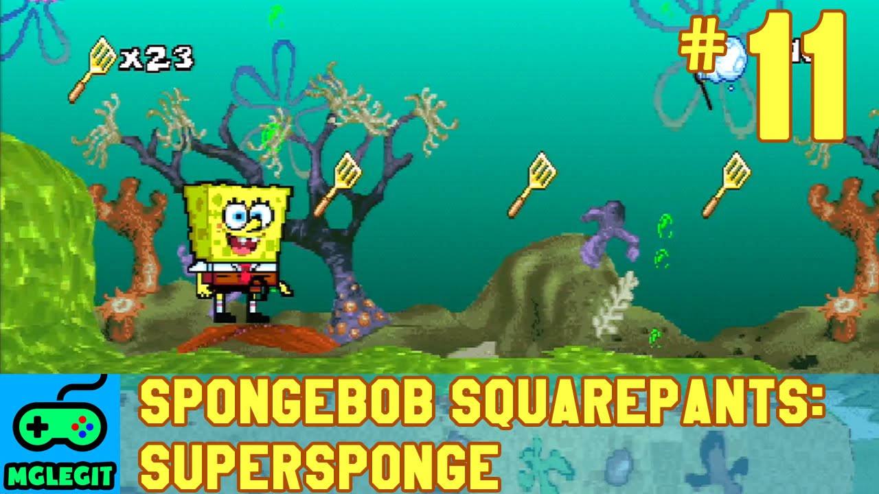 SpongeBob SquarePants SuperSponge Walkthrough Part 11 - Kelpazoic Jungle (PS1) (No Commentary)