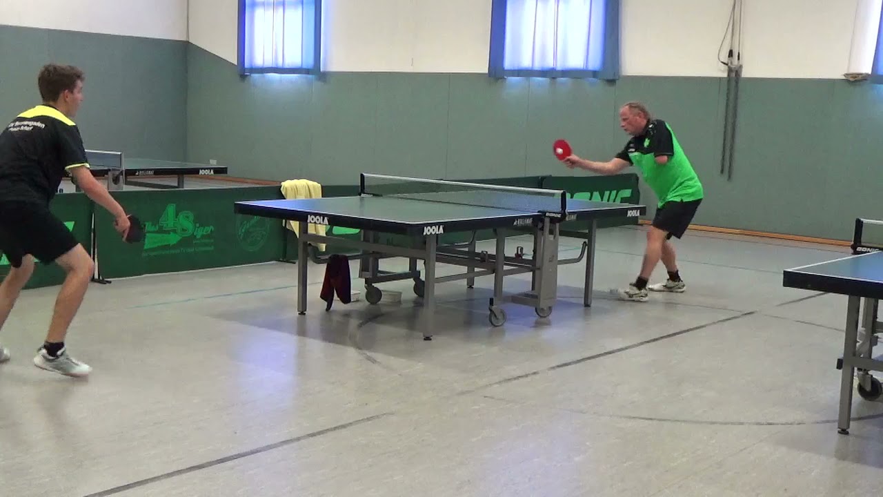 Clausen Bad Aibling vs Fabian Scharf Berchtesgaden  20210612 Schwabach Bavarian Race Tabletennis  1