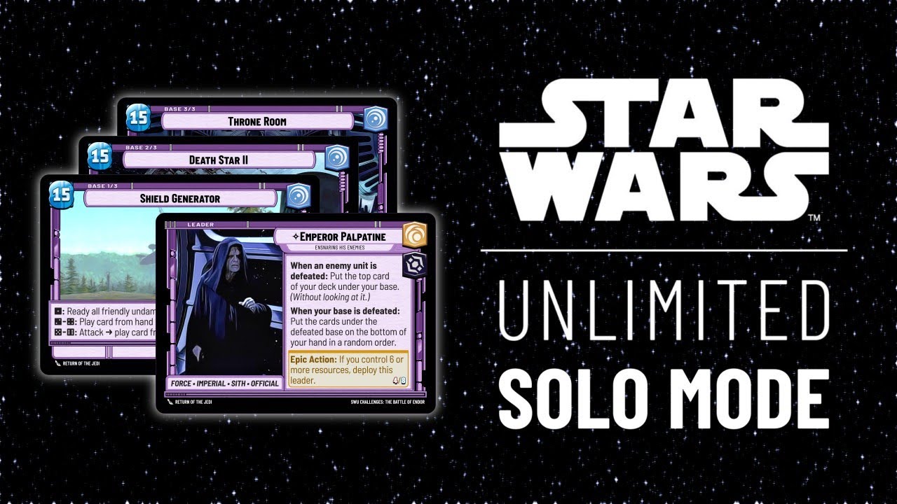 New Star Wars: Unlimited solo/co-op deck: 