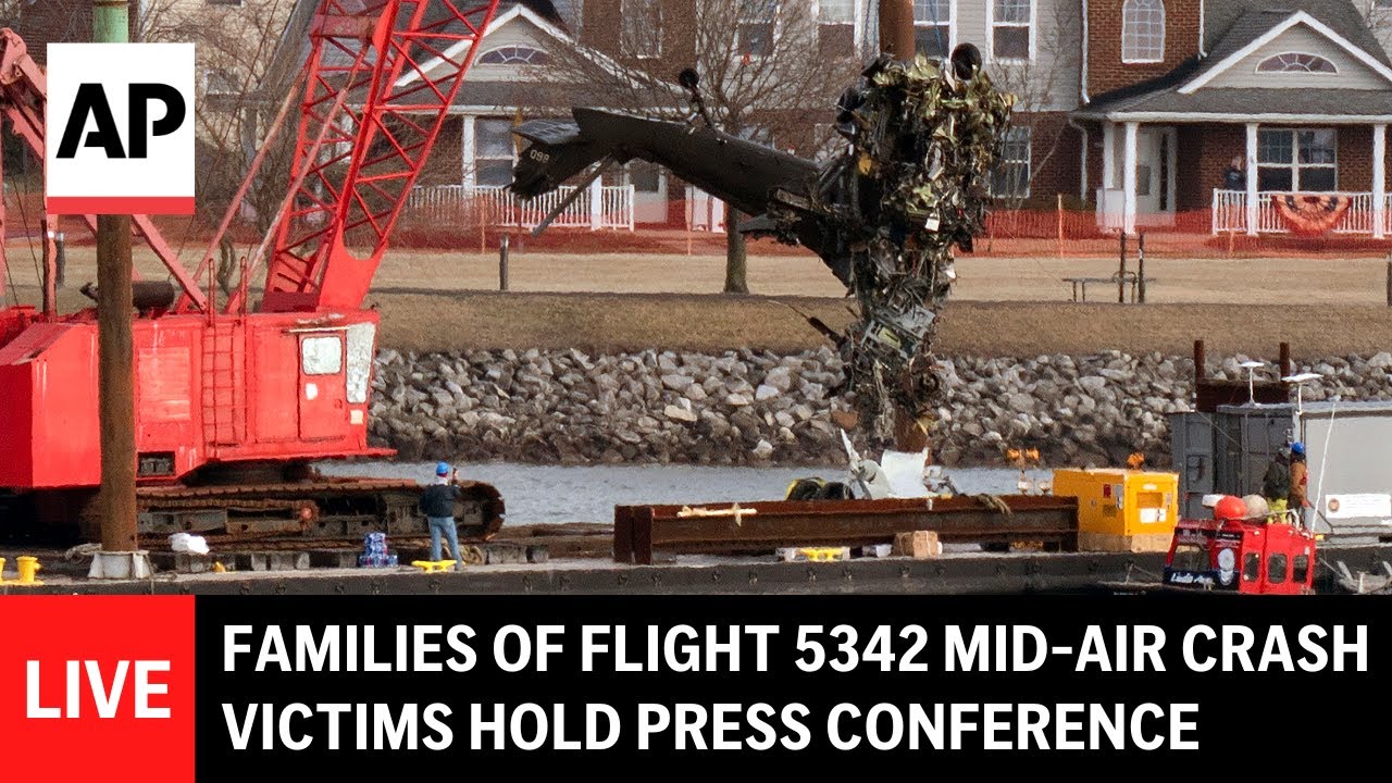 LIVE: Families of victims aboard American Eagle Flight 5342 hold press conference