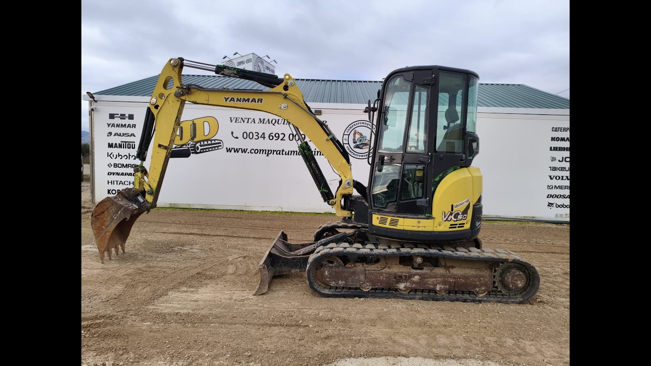 MINI EXCAVADORA YANMAR VIO50-U 2011 EN PRUEBA