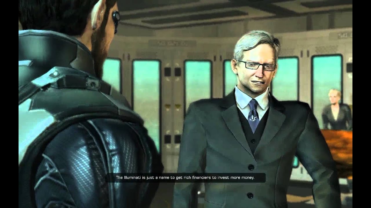Deus Ex Human Revolution: Last dialogue with arrogant William Taggard