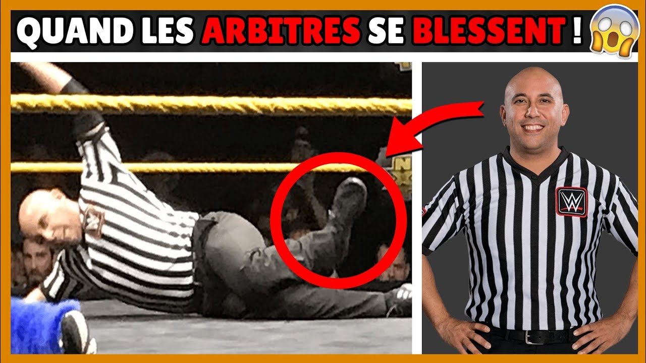Les pires blessures des arbitres &agrave; la WWE !