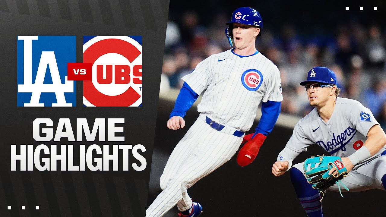 Dodgers vs. Cubs Game Highlights (4/22/25) | MLB Highlights
