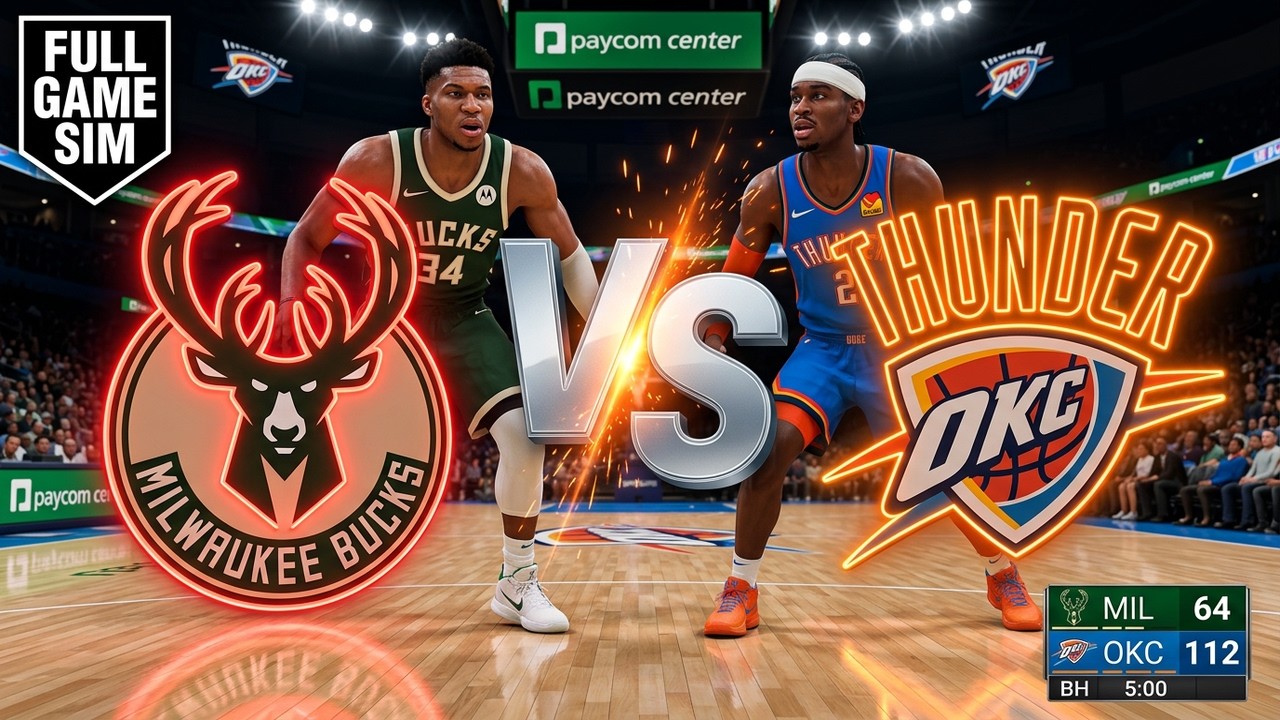 Next Man Up! Bucks Look to Stun #1 Seed Thunder Without Giannis!